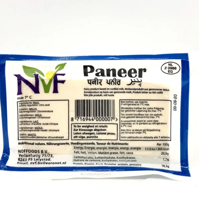 NVF Indian Paneer 380 gm
