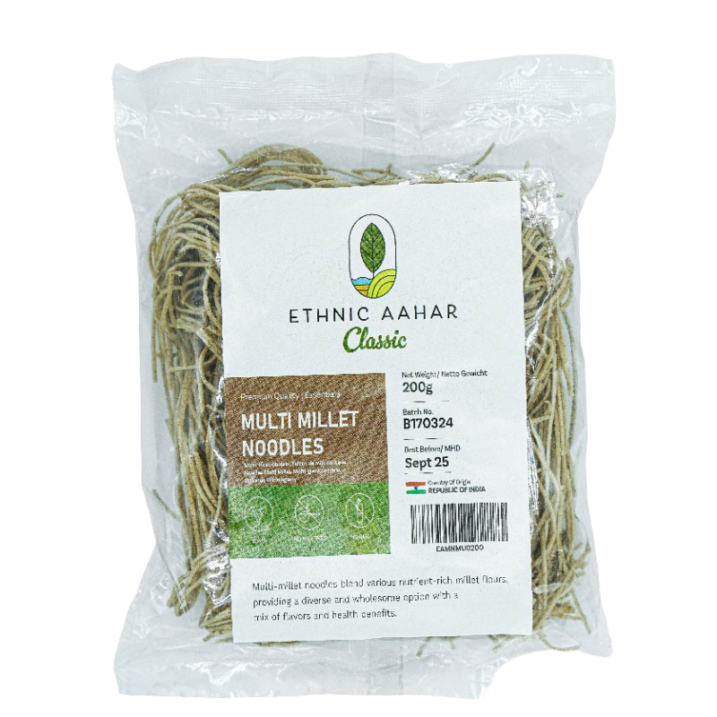 Ethnic Aahar Noodles (Multi Millet) 200gm