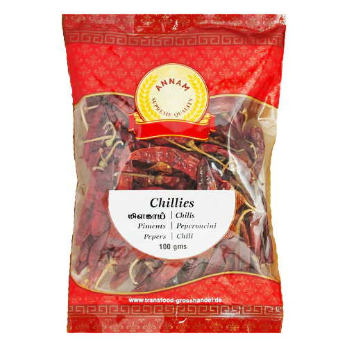 Salted Red Chillies 50g