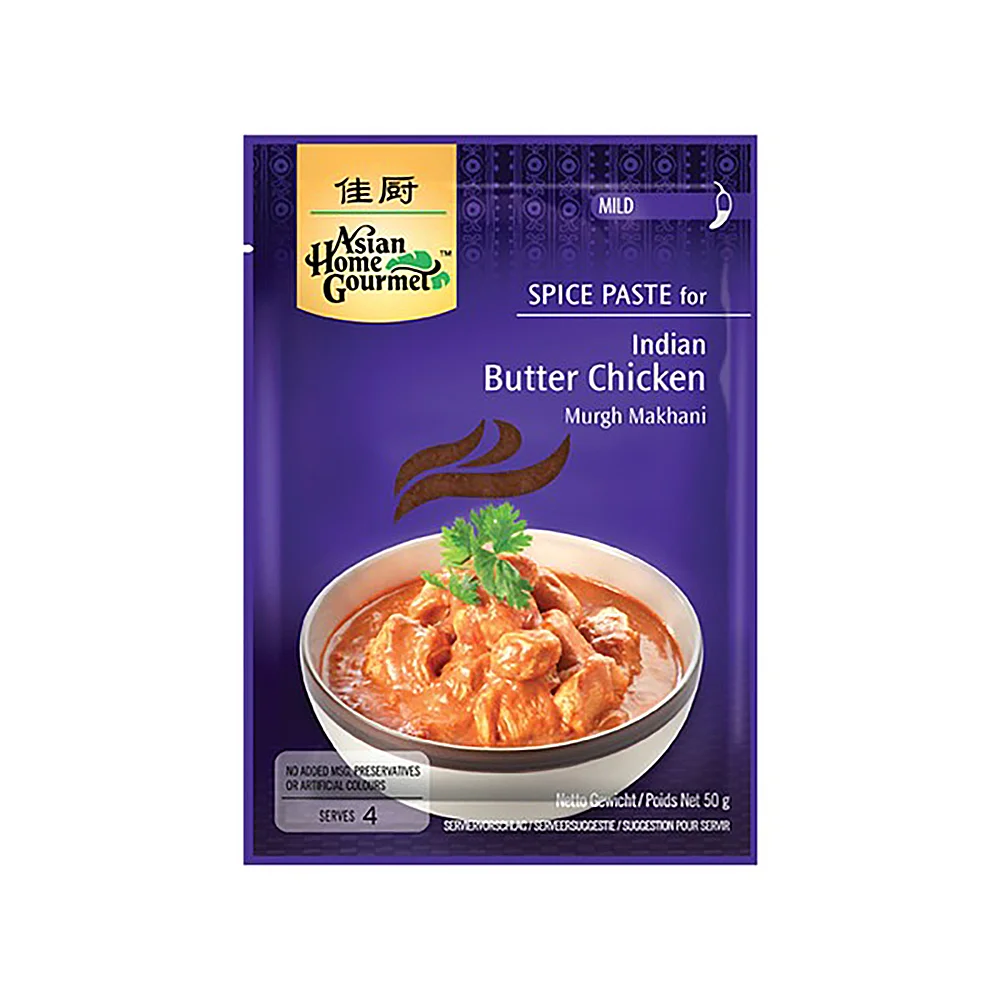 Butter Chicken Paste Asian Home GourmetΒ 50gm