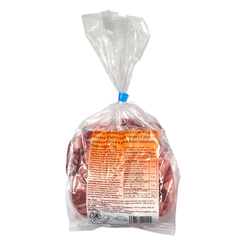 Frozen EFP Goat Meat Pieces 1kg - Only Berlin Same Day Delivery