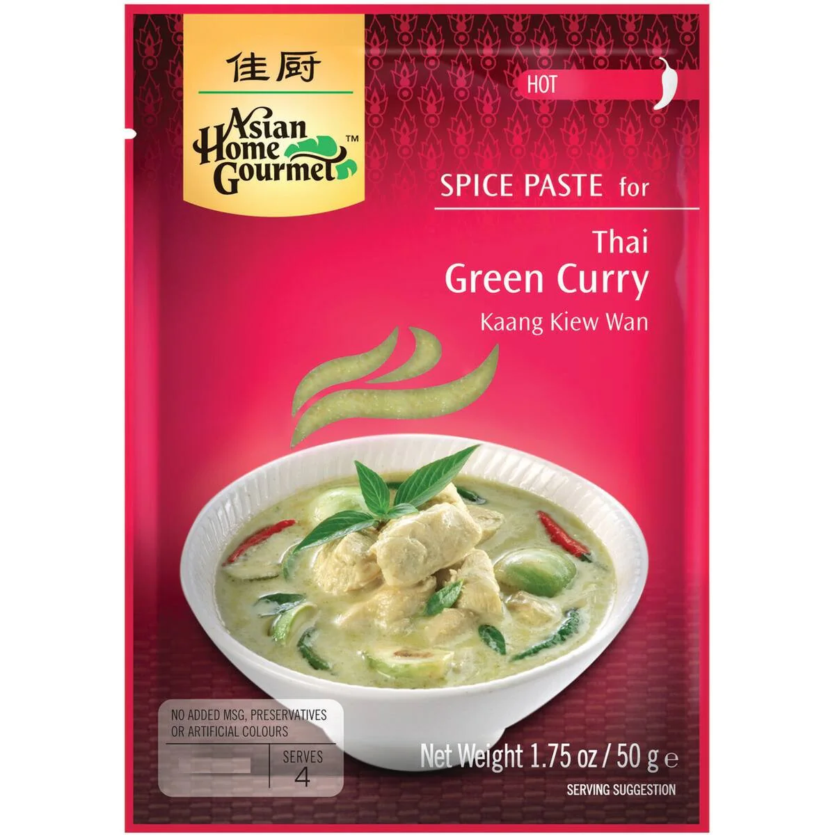 Thai Curry Green Asian Home Gourmet 50gm